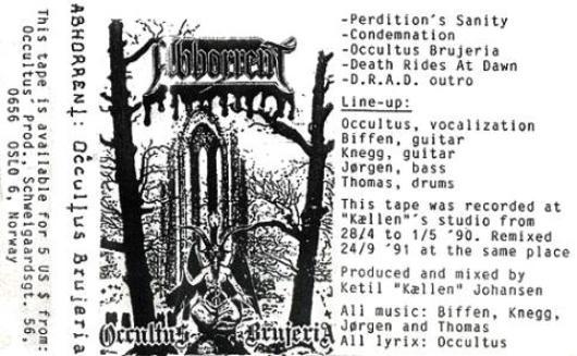 Abhorrent - Occultus Brujeria