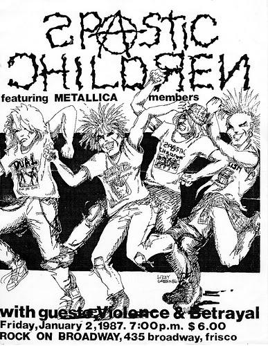 Spastic Children (Metallica) - Berkeley California 21-06-1986, Oakland California 03-01-1989