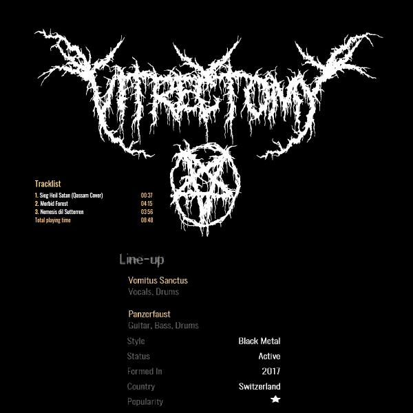 Vitrectomy - Demo '17 (Demo)