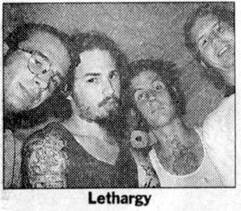 Lethargy - It's Hard To Write With A Little Hand