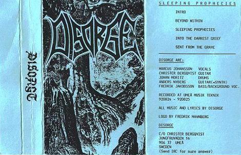 Disorge - Sleeping Prophecies (Demo)