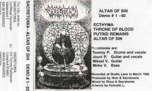 Sacretomia - Altar of Sin (Demo)