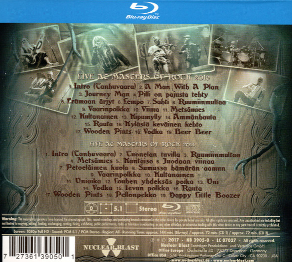 Korpiklaani - Live at Masters of Rock (Live) (Blu-Ray)