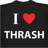 Футболка I love thrash