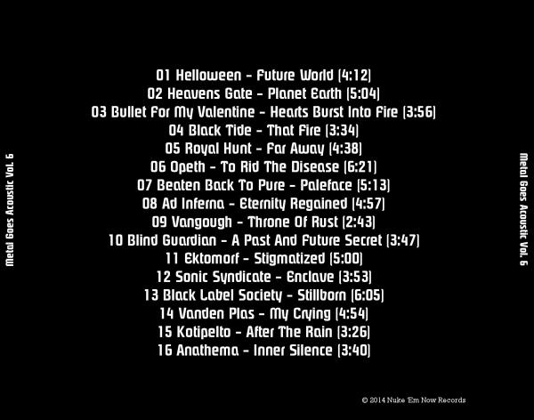 Various Artists - Metal Goes Acoustic Vol. 6