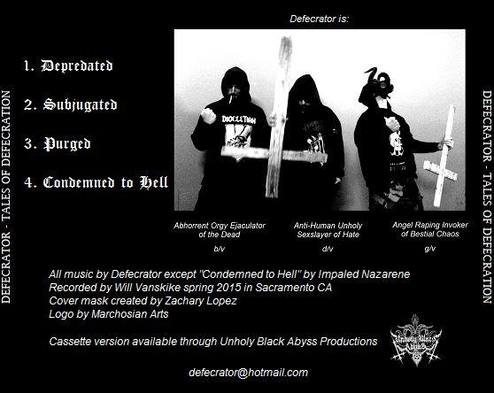 Defecrator  - Tales Of Defecration (Demo)