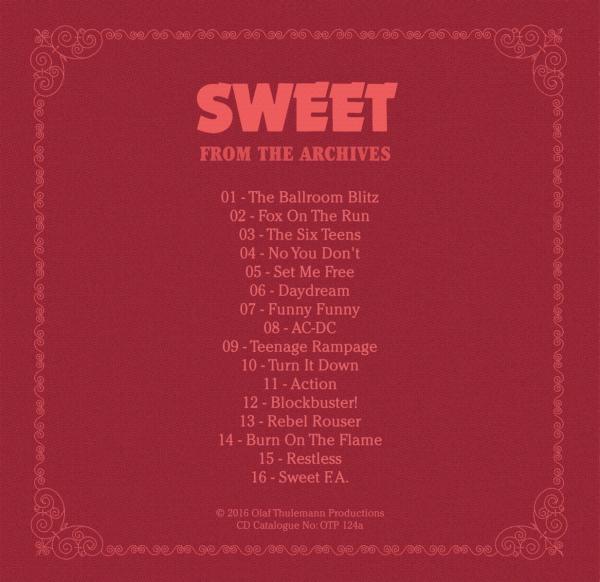 Sweet  - From The Archives – The Best Of  (compilation)