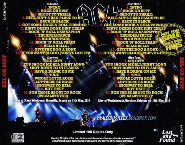 AC/DC - Axl or Bust (4CD Bootleg)