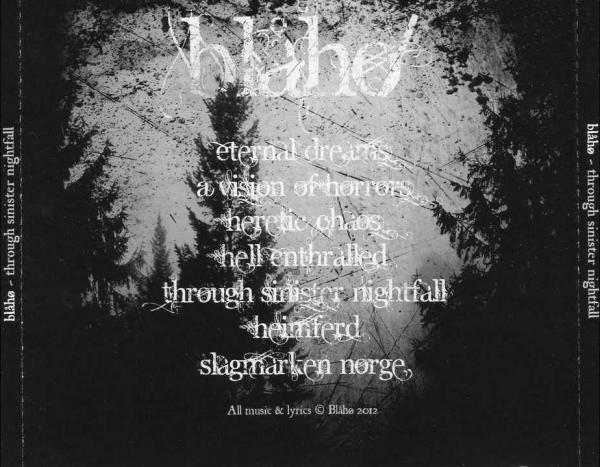 Blåhø - Through Sinister Nightfall