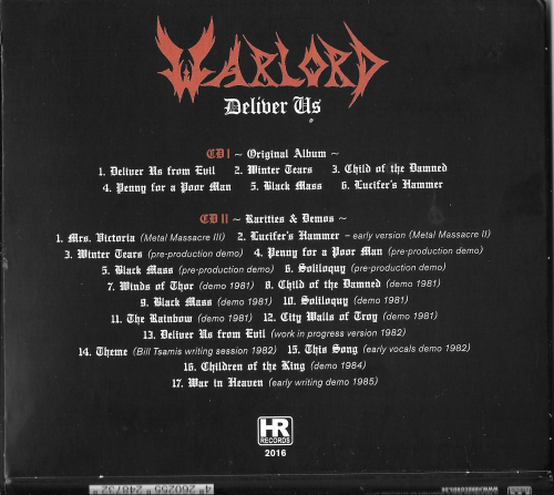 Warlord - Deliver Us (Remastered, Rarities, Demos) (Lossless)