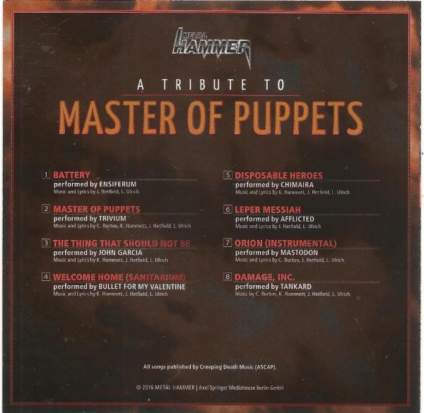 Various Artists - A Tribute To Master Of Puppets (Metal Hammer)