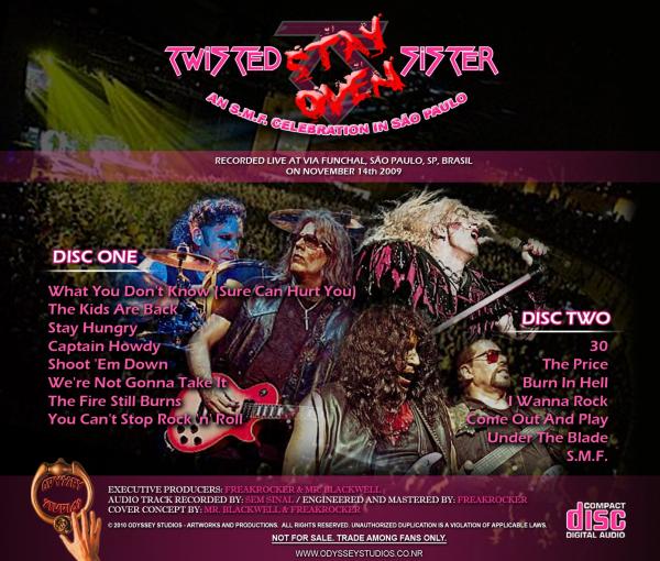 Twisted Sister - Stay Oven - A SMF Celebration In São Paulo (Live)