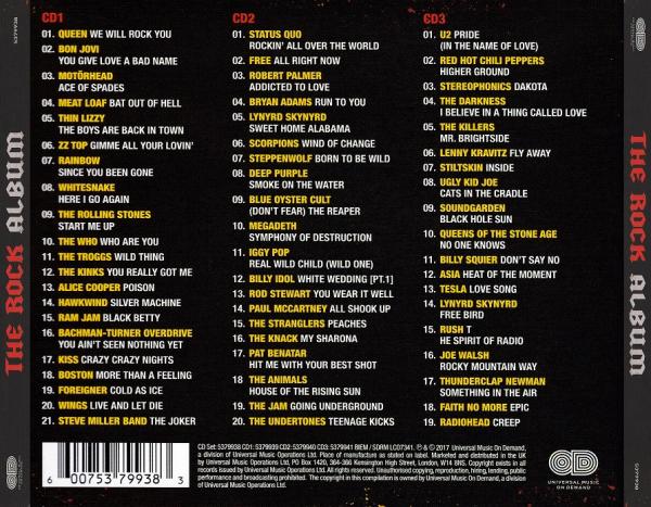 Various Artists - The Rock Album (3CD)