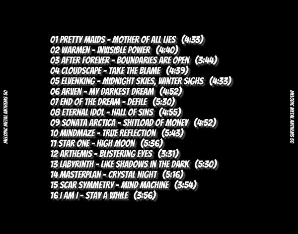 Various Artists - Melodic Metal Anthems 50
