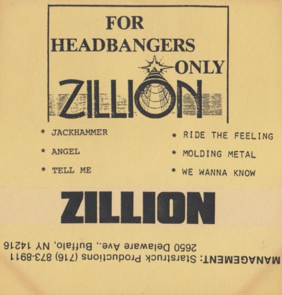 Zillion - For Headbangers Only (Demo)
