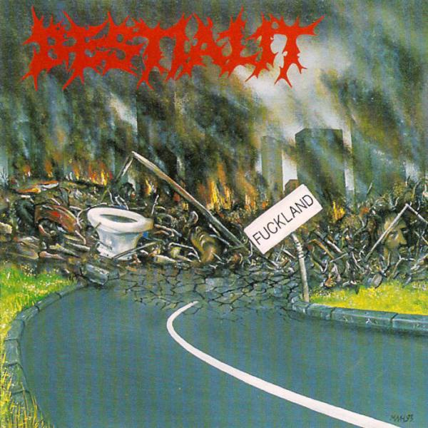 Bestialit &amp; Dehydrated - Fuckland/Burnt (Split)