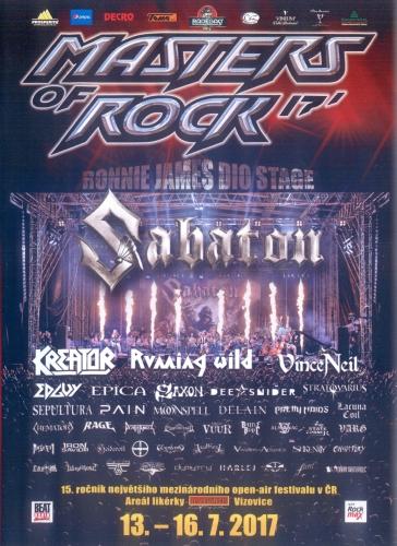 Various Artists - Masters of Rock 2017 2 x DVD9