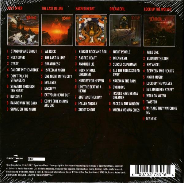 Dio - 5 Classic Albums (5CD Box set) (Lossless)