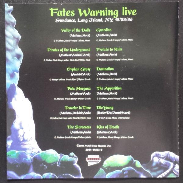 Fates Warning - Live at the Sundance, NY