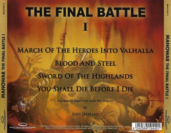 Manowar - The Final Battle I (EP) (Lossless)