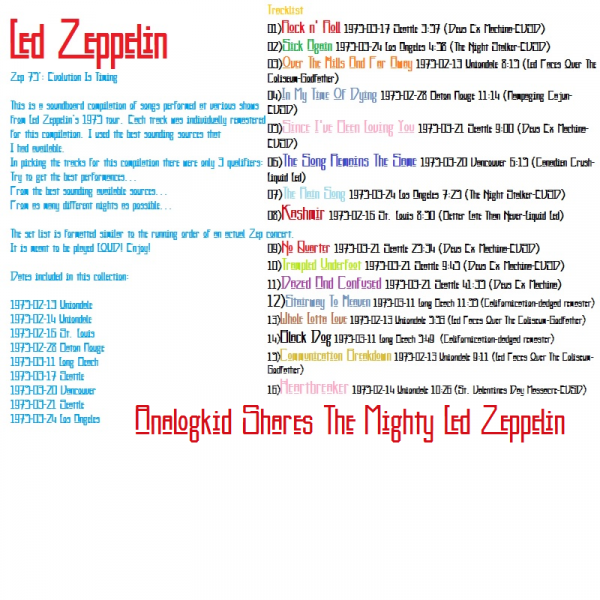 Led Zeppelin - Evolution Is Timing (Deluxe Compilation)