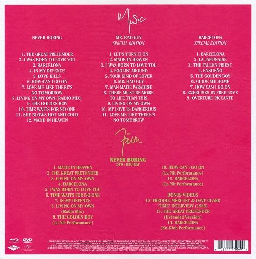 Freddie Mercury - Never Boring (Queen)(Box 3CD)