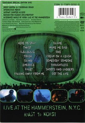 Korn - Live At The Hammerstein, N.Y.C. Koast To Koast (DVD)