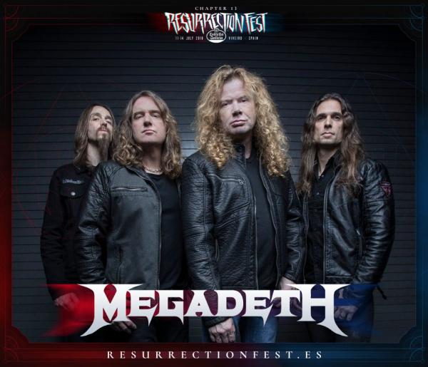 Megadeth - Live @ Resurrection Festival, Spain, 13-07-2018