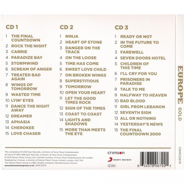 Europe - Gold (3 CD Set)