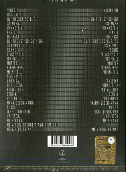 Rammstein - Videos 1995-2012 Disc 1 (Blu-Ray)