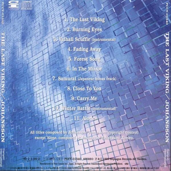 Johansson - The Last Viking (Japanese Edition) (Lossless)