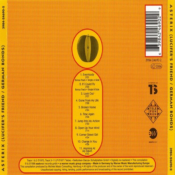 Asterix (Lucifer's Friend / German Bonds) - Asterix (Reissue, Remastered 1998) (Lossless)
