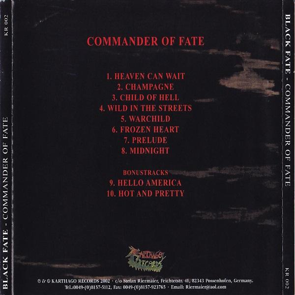Black Fate - Commander Of Fate (Limited Edition, Reissue 2002) (Lossless)