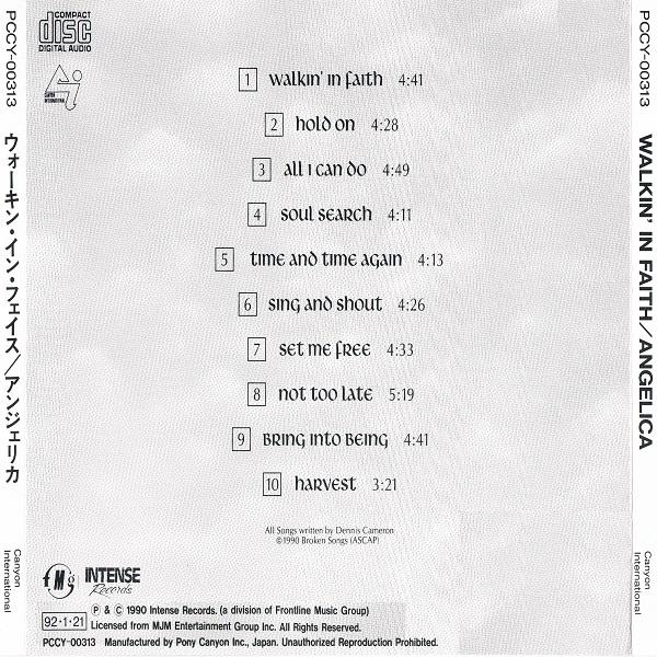 Angelica - Walkin' In Faith (Japanese Edition) (Lossless)