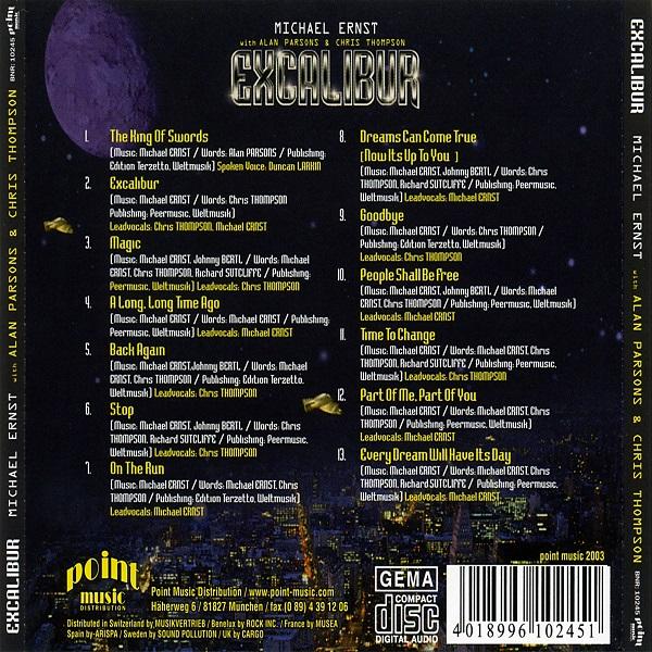 Michael Ernst (with Alan Parsons &amp; Chris Thompson) - Excalibur (Lossless)