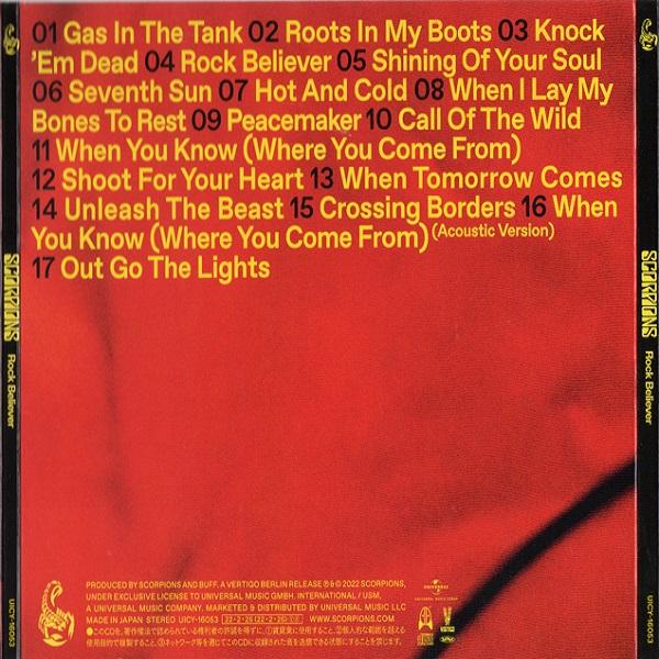 Scorpions - Rock Believer (Japanese Edition) (Lossless)
