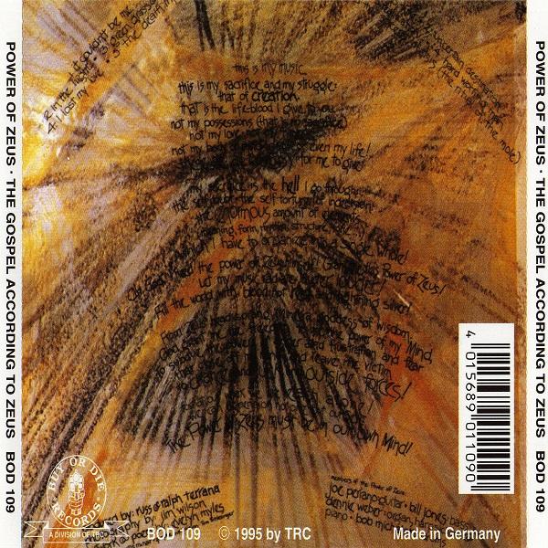 Power Of Zeus - The Gospel According To Zeus (Reissue 1995) (Lossless)