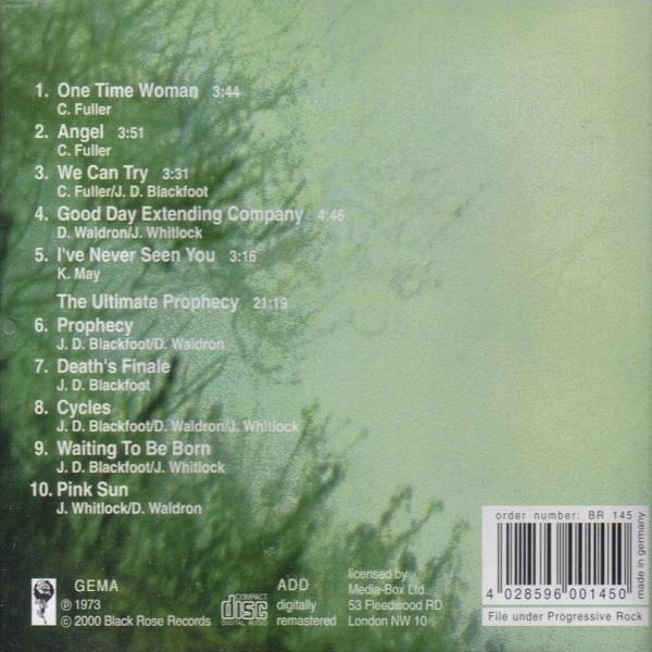 J.D. Blackfoot - The Ultimate Prophecy (Reissue, Unofficial Release 2000)