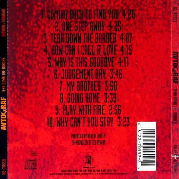 Avtograf - Tear Down The Borderer