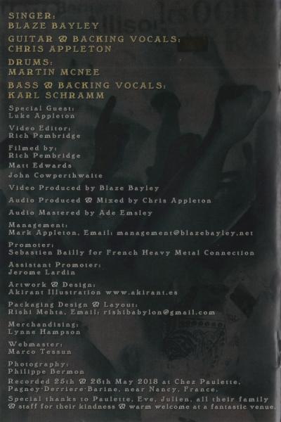 Blaze Bayley - Live in France (2DVD)