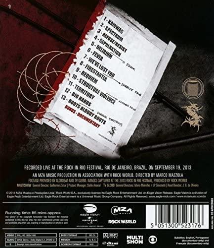 Sepultura - Metal Veins - Alive at Rock in Rio (Live) (Blu-Ray)