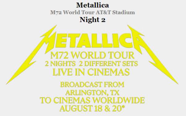 Metallica - M72 World Tour Live from Texas (Night 2) (Live)