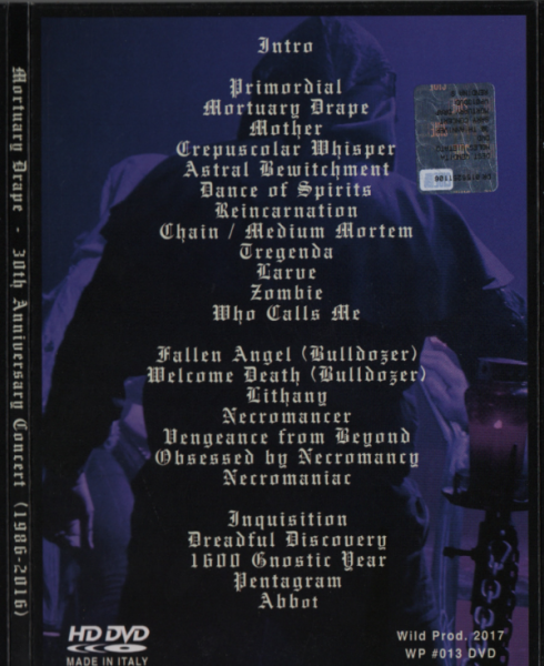 Mortuary Drape - 30th Anniversary Concert (1986-2016) (Live) (DVD)