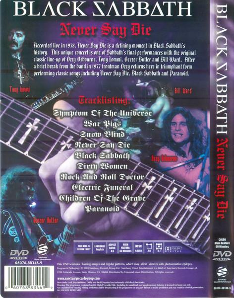 Black Sabbath - Never Say Die (Live) (DVD)