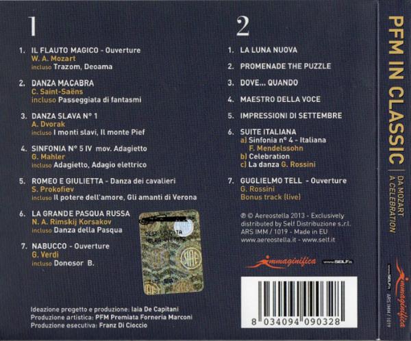 PFM - PFM In Classic Da Mozart - A Celebration [2CD]
