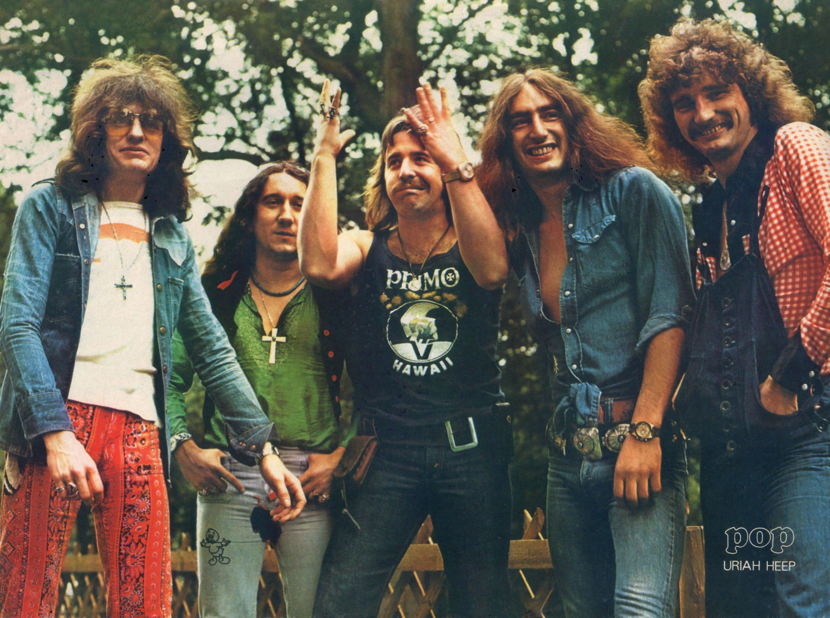 Слушать 60 70 зарубежные. Группа Uriah Heep. Группа Uriah Heep 1972. Uriah Heep фото группы. Uriah Heep 1990.
